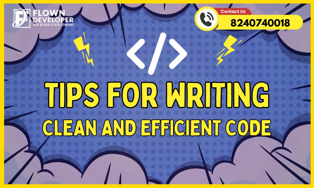 Master the art of coding with our tips for writing clean and efficient code. Improve your program's performance today!